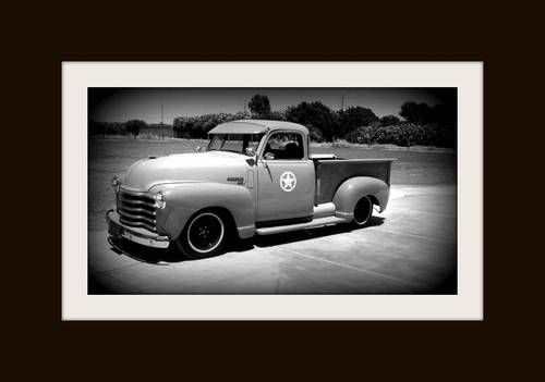 1950 chevrolet 5 window bagged custom pickup truck hot rod rat 51 52 53 54
