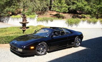 1993 ferrari 348 ts serie speciale #98 black serviced rare low miles