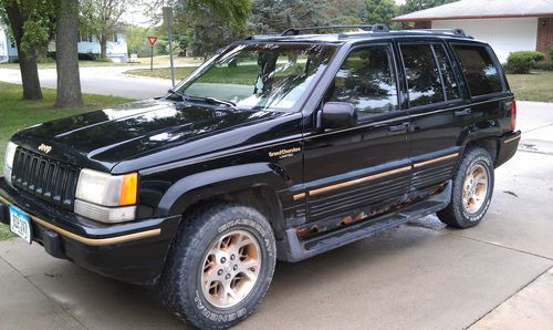 1994 jeep grand cherokee limited sport utility 4-door 5.2l full time awd