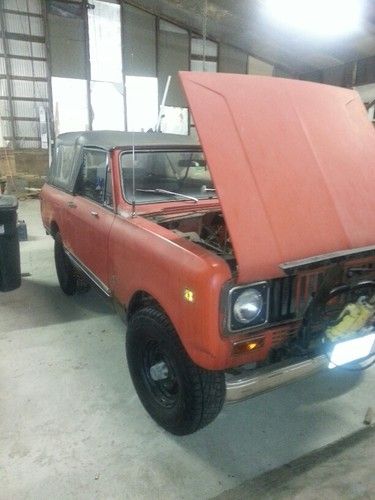 1973 scout ii 304 barn find, original plow, softtop, new tires