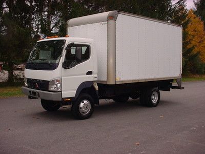 2007 mitsubishi fuso fg140,4 wheel drive,turbo diesel,manual trans,14' box truck