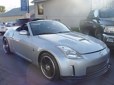 350z convertible 2 dr. power seats cloth 6 speed manual 18" wheels 3" down pipe