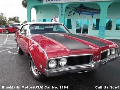 1969 classic red oldsmobile 442 2 door automatic 350 your next driver