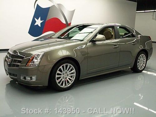 2010 cadillac cts premium 3.6 pano sunroof nav only 12k texas direct auto
