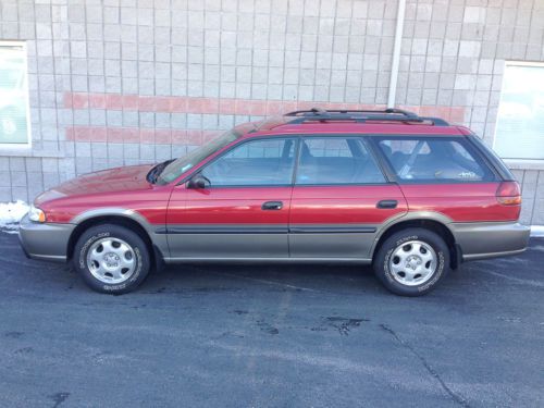 1997 subaru legacy outback pa 1-owner clean carfax not rusty tons of svc records