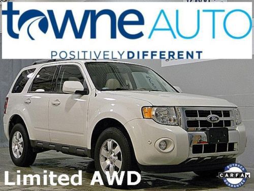 12 escape limited v6 awd moonroof reverse cam certified