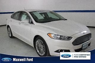 13 ford fusion 4dr sdn se fwd leather 2.0l ecoboost ford certified pre owned