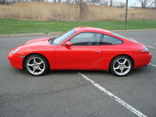 1999 porsche 911 carrera coupe - 6-spd manual, 18&#034; wheels, carbon fiber trim