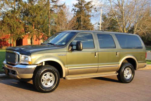 2002 ford excursion limited 7.3l diesel 73k actual mile 4x4 rare find buy it now