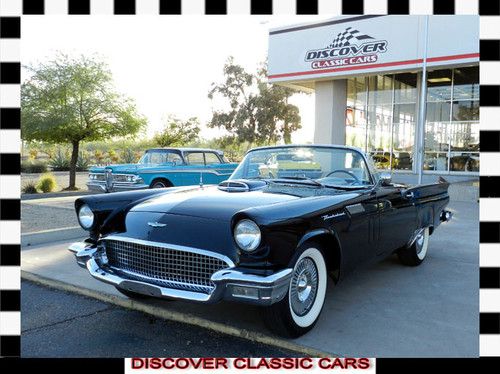 1957 ford thunderbird roadster-actual miles! 312ci, automatic, hardtop