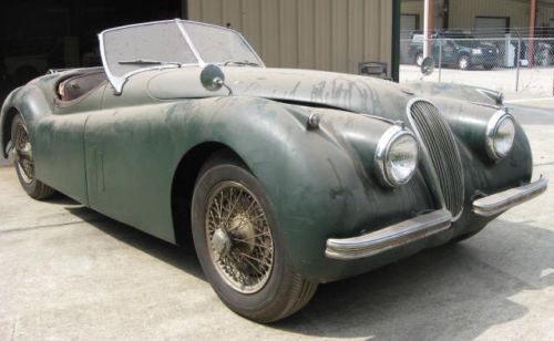 1954 jaguar xk120 ots roadster -- garage find