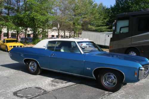 1969 chevrolet impala ss highly documented numbers matching 427 big block