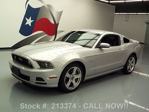 2013 ford mustang gt premium 5.0 6-spd htd leather 10k texas direct auto