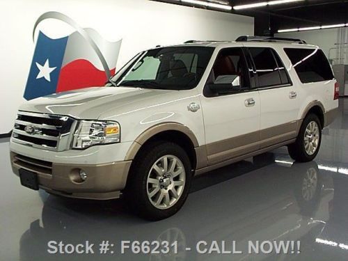 2013 ford expedition el king ranch sunroof nav 20&#039;s 17k texas direct auto