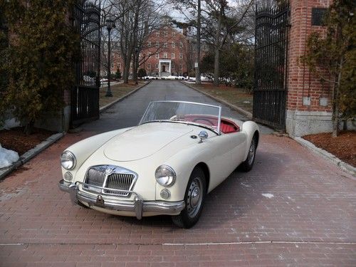 1961 mga 1600 roadster--olde english white over red. fabulous driver!!