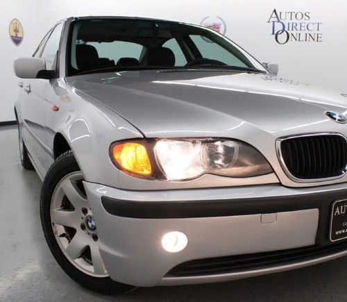 We finance 2004 bmw 325i 5spd clean carfax wrrnty htsts mroof kylsent 2owners cd