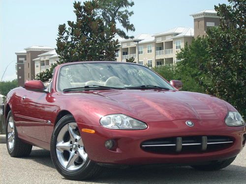 Xk8 convertible, carnival red/cashmere, low 63k miles, very nice!!!