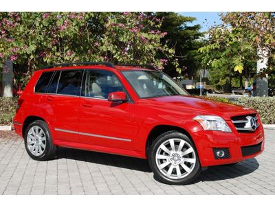2012 mercedes-benz glk350 rwd 4dr mars red 19in alloy bluetooth comand audio