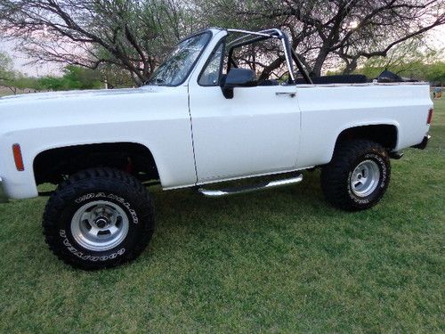1974 chevy blazer k5 clean title 4x4 new soft top/kevlar tires tow pkg great!
