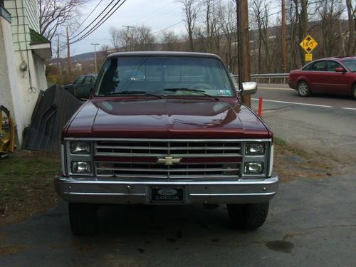 1985 chevy 4x4 project truck