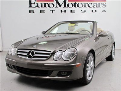 Used clk350 clk 350 convertible financing leather warranty gray 08 09 soft top
