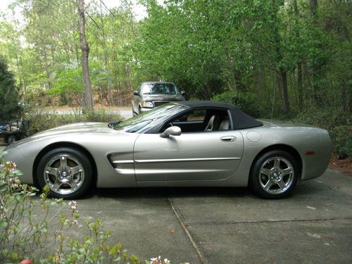 1999 chevrolet corvette convertible automatic fully loaded garaged 50,000 miles