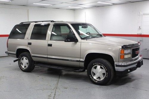 99 yukon sle 5.7l 350 v8 4x4 4wd low miles mint one owner clean carfax