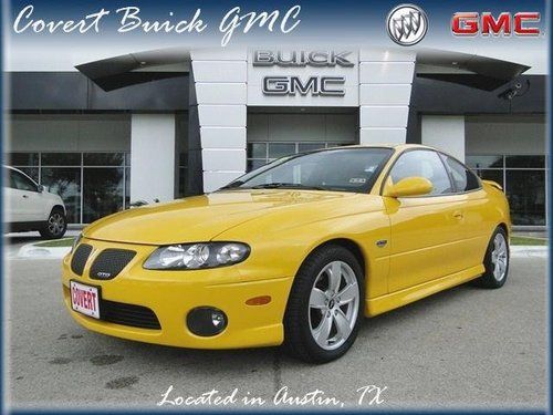 04 gto low miles coupe leather 6sp manual