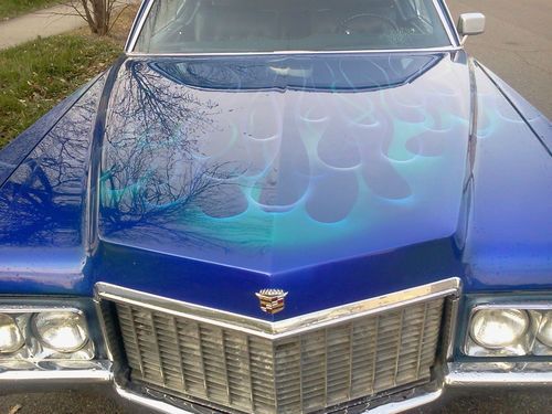 1970 cadillacdeville coupe deville 472 engine custom candy paint 100% rust free
