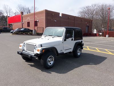 2005 jeep wrangler sport 46k 4.0 6cyl at hardp 1 owner clean car fax new tires