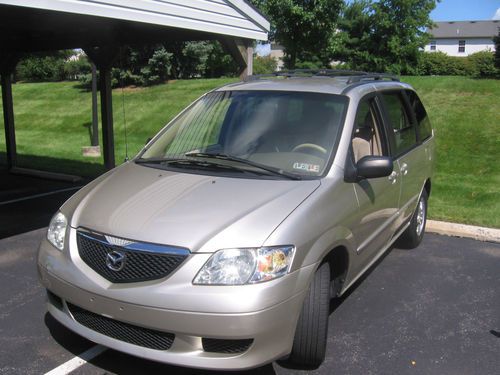 2002 mazda mpv lx minivan -  low mileage - clean title - private seller