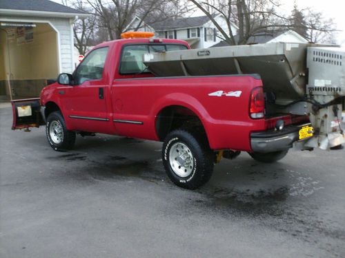 1999 ford f-250 with plow and stainless steel sander/salter