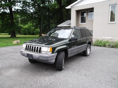 1997 jeep grand cherokee laredo 6cylinder suv low reserve fix it save $$