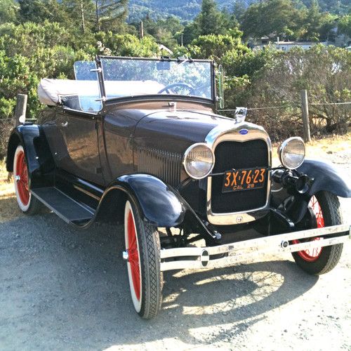 1929 model a ford roadster - nicely restored complete original car