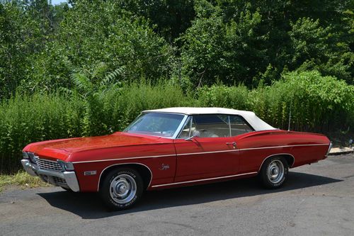 1968 chevrolet impala*convertible*big block*dual exhaust*rally's*eye catcher!