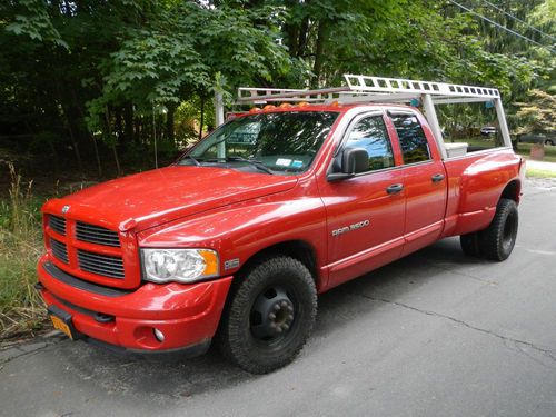 2004 dodge ram 3500 dually 5.7l hemi gas automatic 2wd quad cab 8 ft bed extras