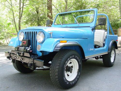 1978 jeep cj7 4x4 1 owner all stock&amp;original california jeep mostly towed miles