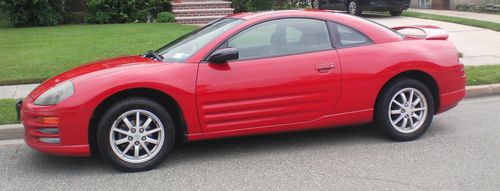 Eclipse coupe, red, automatic, ac, moonroof, original owner, mileage: 98,400
