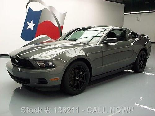2011 ford mustang 3.7l v6 6-speed spoiler one owner 33k texas direct auto
