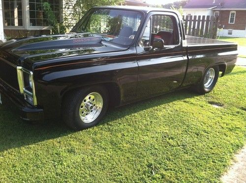 78 chevy truck  454 big block  tubbed &amp; narrowed