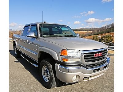 2005 gmc sierra 2500hd diesel crew cab one owner sold new here contact gordon