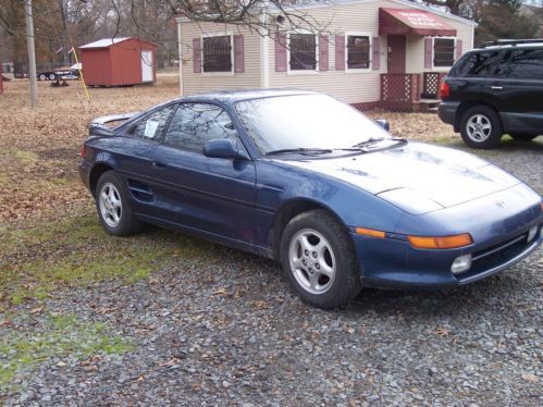 1991 toyota mr2 turbo 2.0 blue, fast fun car, 5-speed, great shape, kenwood cd