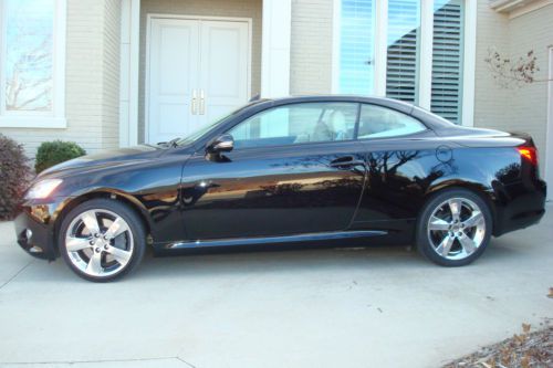 2010 lexus is350-convertible! 1-owner, warranty, dealer serviced, every option.