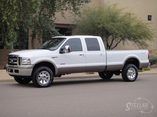 2007 ford f350 crew cab diesel 4x4 king ranch loaded  extra clean