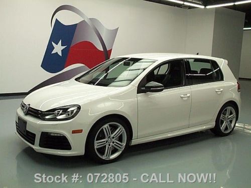 2013 volkswagen golf r awd turbo 6-speed htd leather 7k texas direct auto