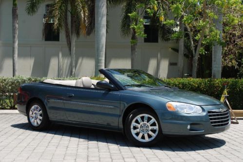 2005 chrysler sebring convertible limted low miles v6 autostick heated seats