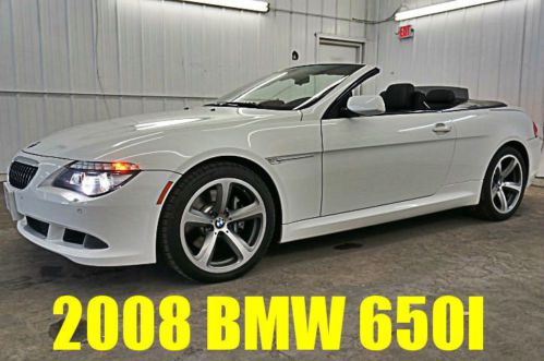 2008 bmw 650i convertible 49k 80+ photos see description must see wow!!!
