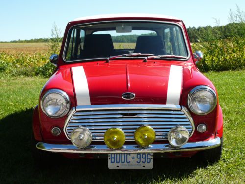 Mini cooper s 1275 red with ivory roof