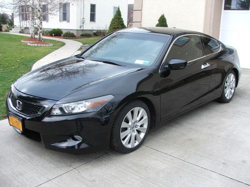 2010 honda accord ex-l coupe black fully loaded