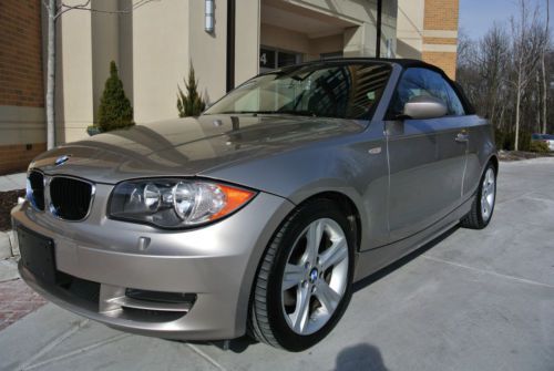 2009 bmw 128i convertible - no reserve - very low miles!!